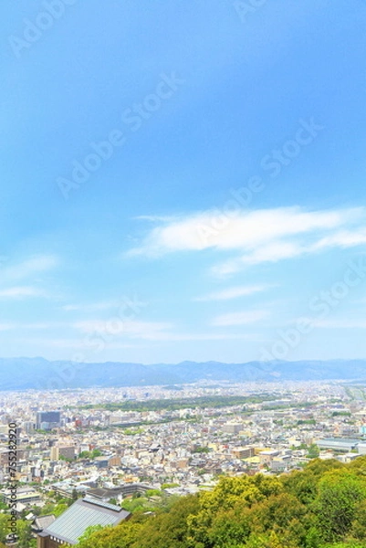 Fototapeta 旅行のイメージ風景　京都市街地