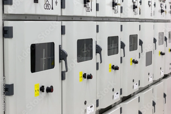 Obraz Electrical energy substation