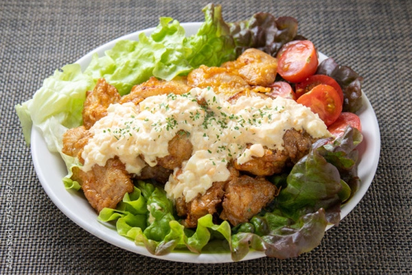 Obraz チキン南蛮(タルタルソースかけ)。
