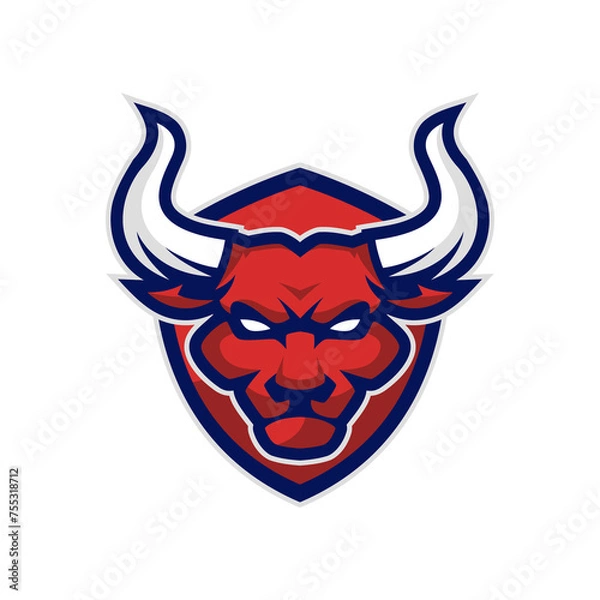 Obraz Bull Sports Logo Template