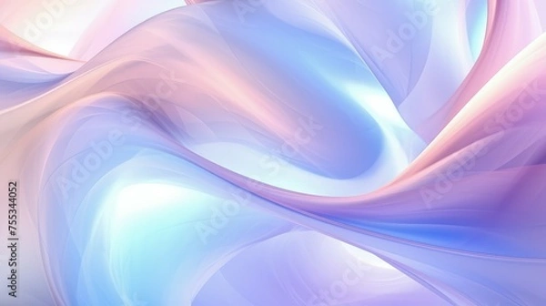 Obraz Soft multicolored silk wave background