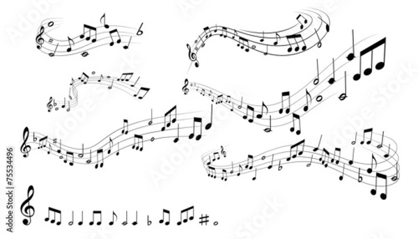 Obraz musical notes
