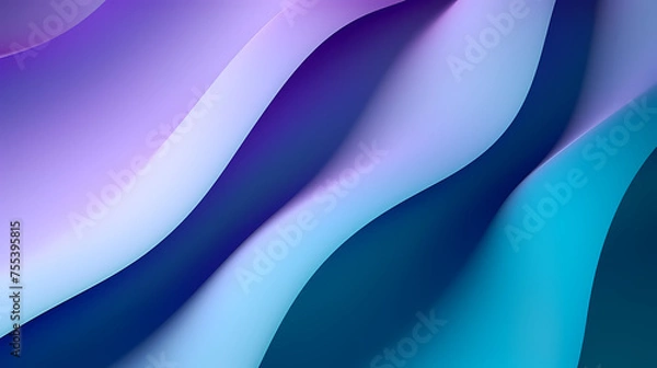 Fototapeta Elegant 3D abstract background with corrugated surface