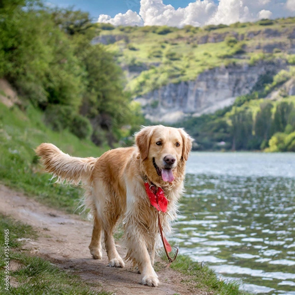 Fototapeta 강아지

