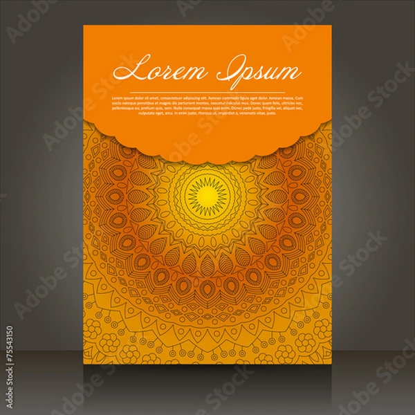 Fototapeta vector flyer for presentation