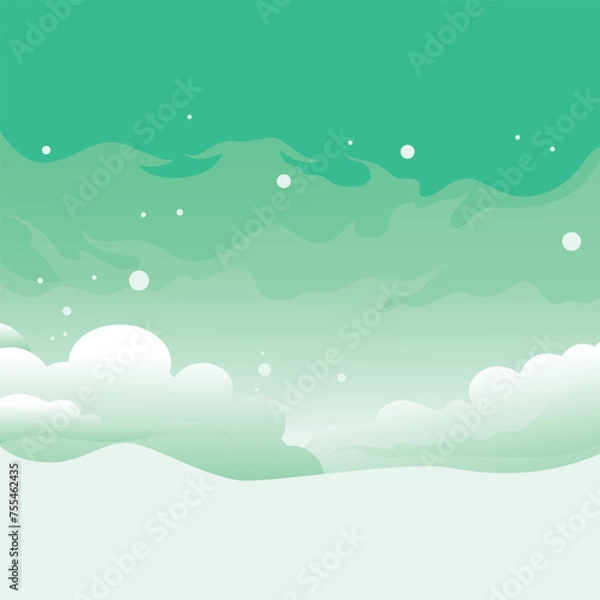 Obraz background cloud vector template
