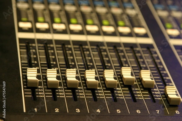 Obraz Mixing Console