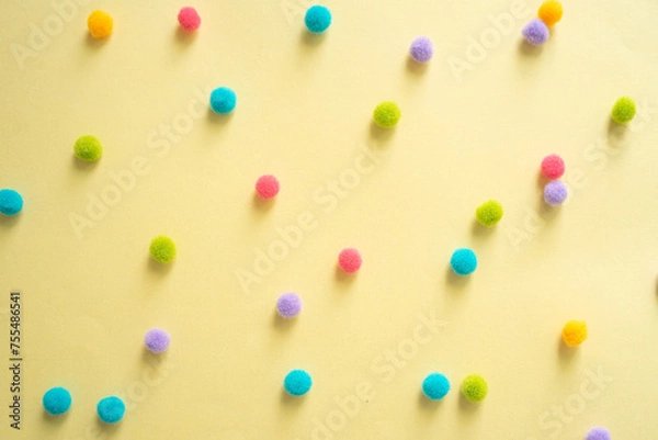 Obraz カラフルなポンポン