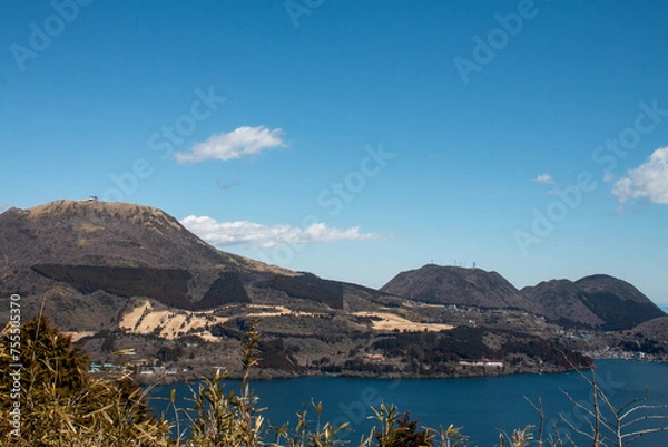Fototapeta 箱根・芦ノ湖の景色