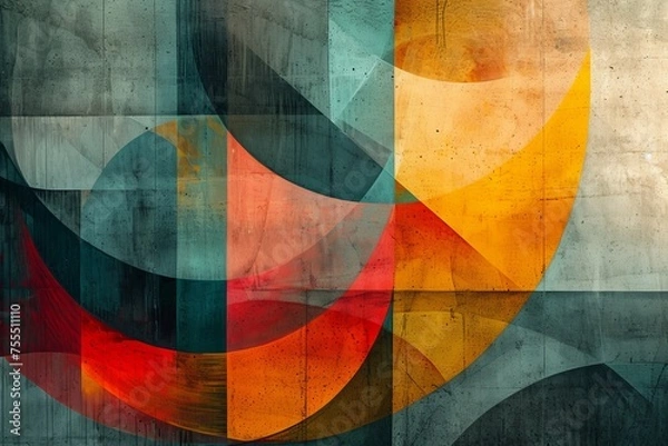 Fototapeta Harmonious Geometric Symphony