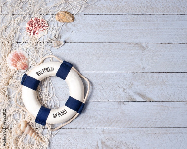 Obraz Willkommen an Bord