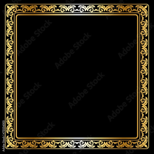 Fototapeta Goldten frame
