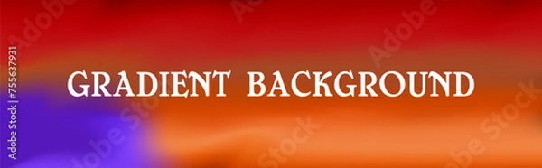Fototapeta Abstract background with red and orange gradient