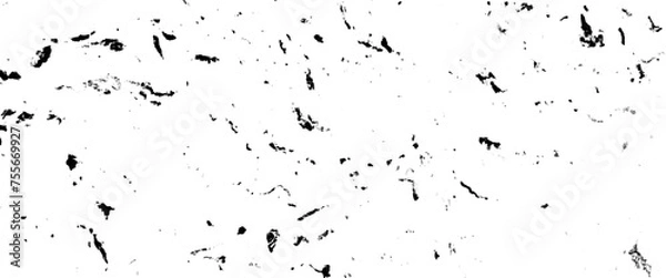 Fototapeta Vector abstract grunge texture background, monochrome vintage surface with dirty pattern in cracks, spots, dots.