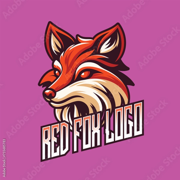 Fototapeta Red Fox Logo