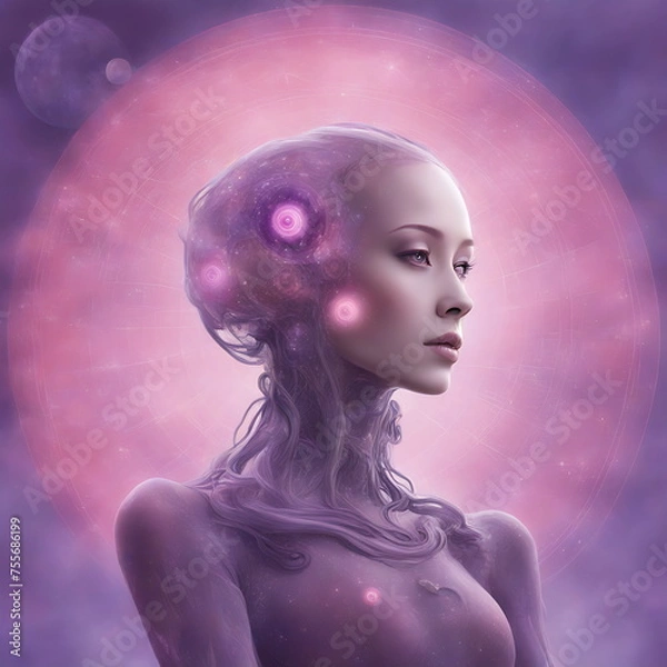 Fototapeta Cyborg Woman