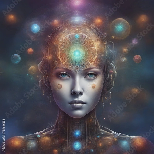 Fototapeta Cyborg Woman