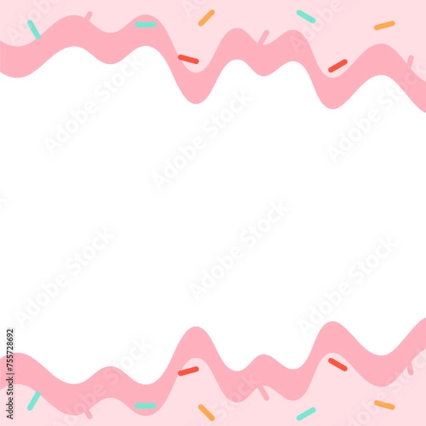 Obraz Melted Ice Cream Frame