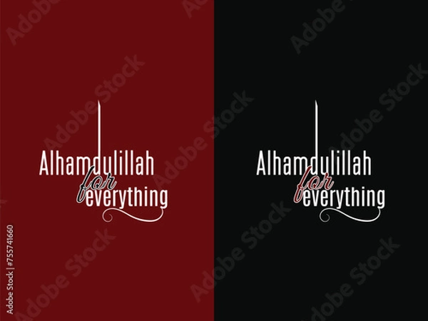 Obraz Typography T-shirt design template vector illustration.