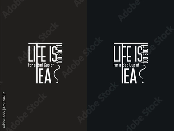 Obraz Typography T-shirt design template vector illustration.