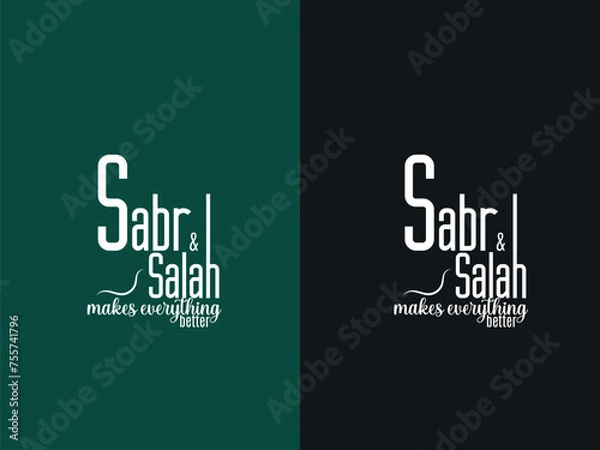 Obraz Typography T-shirt design template vector illustration.