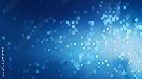 Obraz Halftone pattern background, abstract color gradient banner design