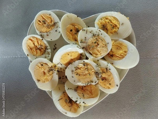 Obraz Eggs on a plate