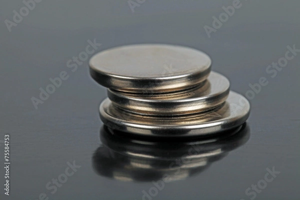 Obraz Drei Knopfzellen