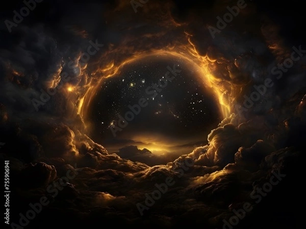 Obraz Golden Sky Art