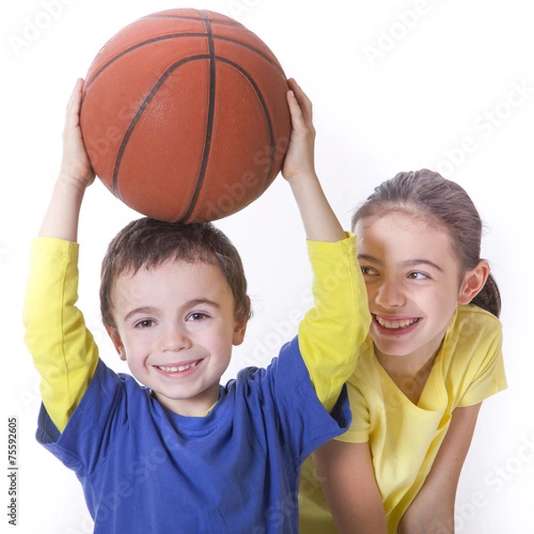 Obraz bambini basket