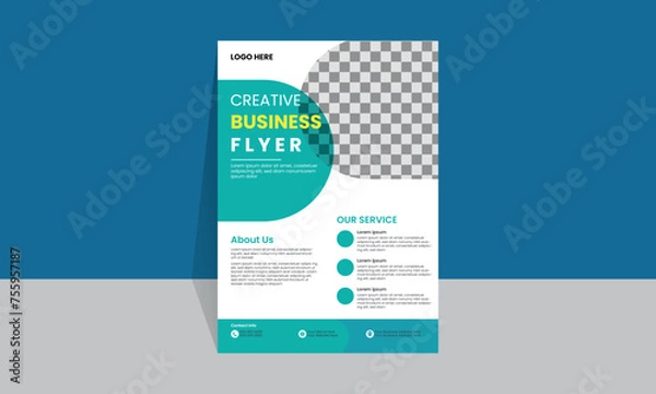 Obraz Business minimalistic Flyer digital template