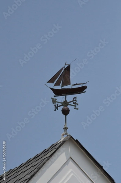 Obraz vane on the roof