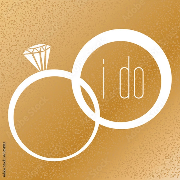 Obraz rings on champagne