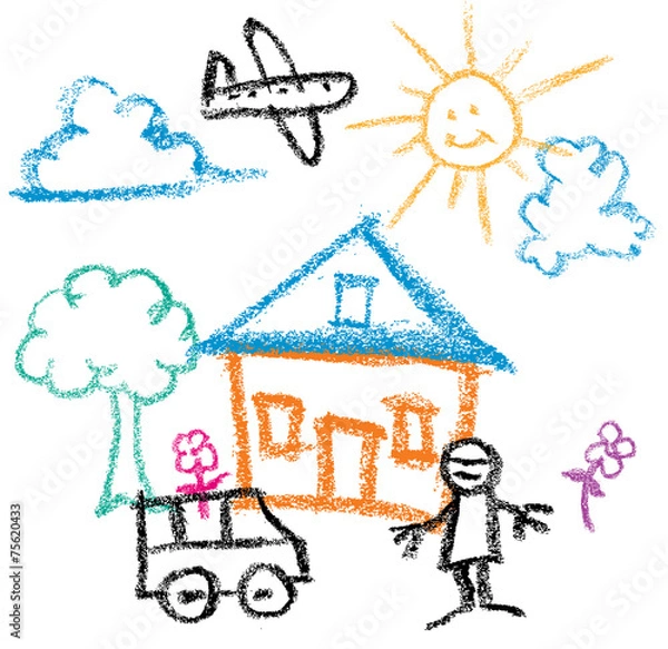 Fototapeta Dzieci rysują 3