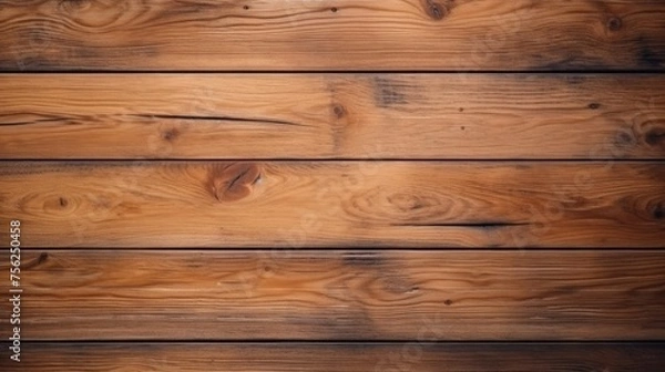 Fototapeta Wooden floor background. Generative AI