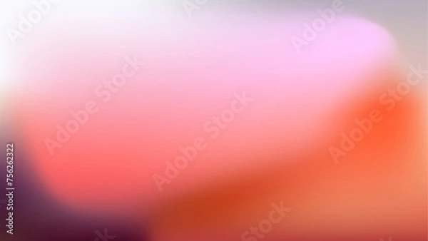 Obraz Blurred Red and Pink Flower Background with Gradient Effect