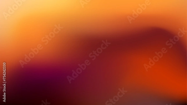 Obraz Dramatic Sunset Mountain Silhouette with Cloudy Sky Background