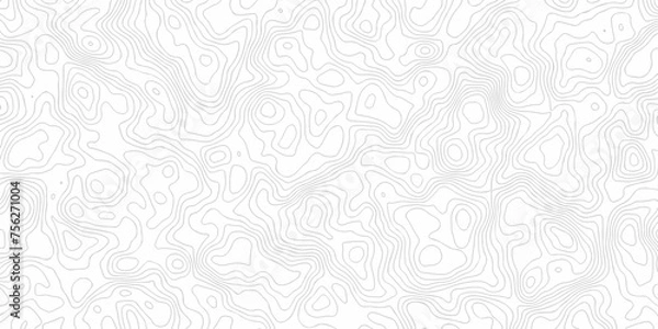 Fototapeta 	
Lines Topographic contour lines vector map seamless pattern. Geographic mountain relief. Abstract lines background. Contour maps. Vector illustration, Topo contour map design.