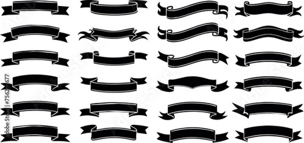 Obraz set of ribbons