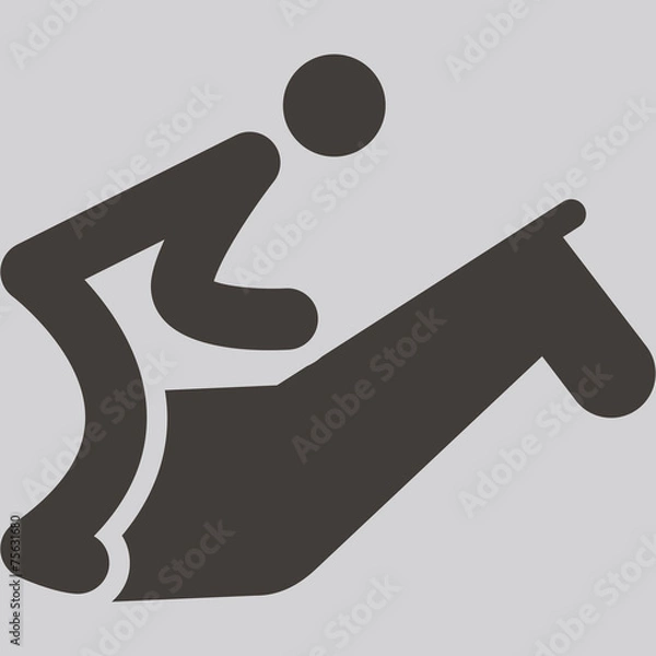 Fototapeta equestrian icon