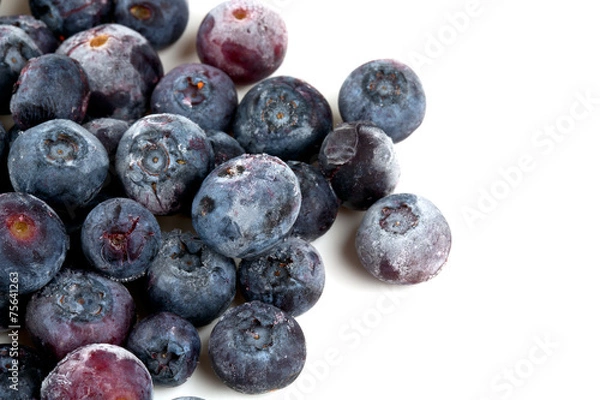 Fototapeta frozen blueberries