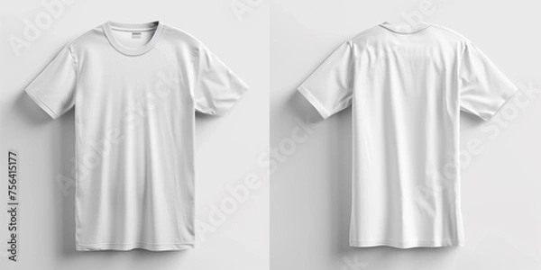 Fototapeta t shirt mockup on white background