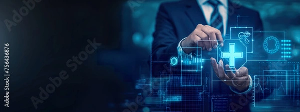 Fototapeta The Digital Conductor. Generative AI