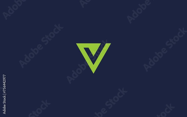 Fototapeta letter v with check logo icon design vector design template inspiration
