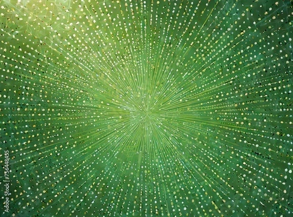 Obraz Green dots pattern textured template/background