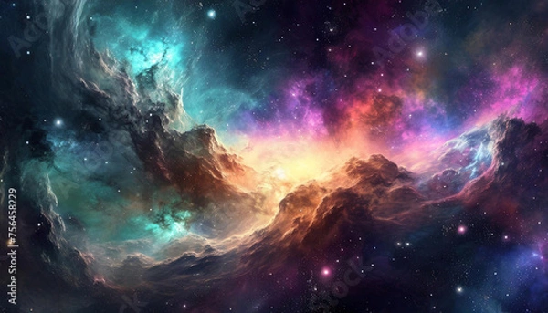 Obraz 아름다운 우주 성운들