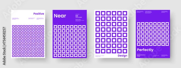 Fototapeta Creative Brochure Layout. Isolated Background Design. Modern Banner Template. Report. Poster. Flyer. Book Cover. Business Presentation. Portfolio. Leaflet. Advertising. Pamphlet. Journal. Magazine