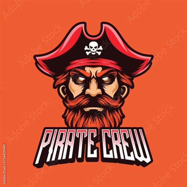 Fototapeta Pirate Logo