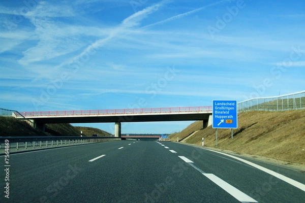 Fototapeta Eifelautobahn