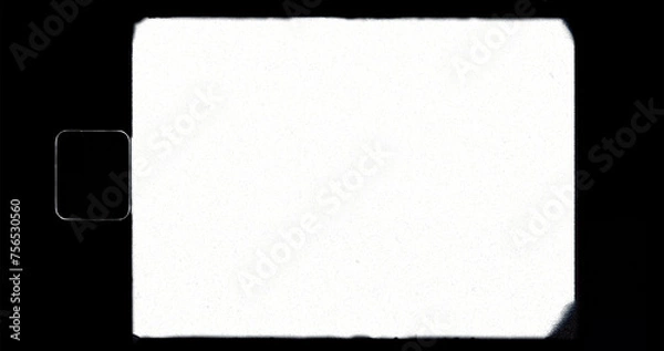 Obraz blank or empty super 8 film filmgrain dust and scratches. Opacity or screen mode usage for overlay..